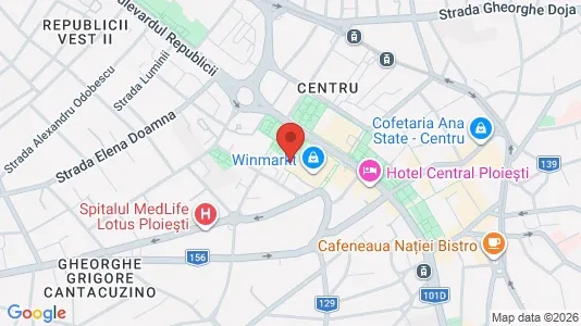 Apartments for rent i Ploieşti - kort over placeringen