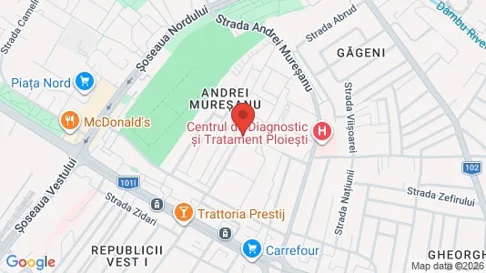 Apartments for rent i Ploieşti - kort over placeringen