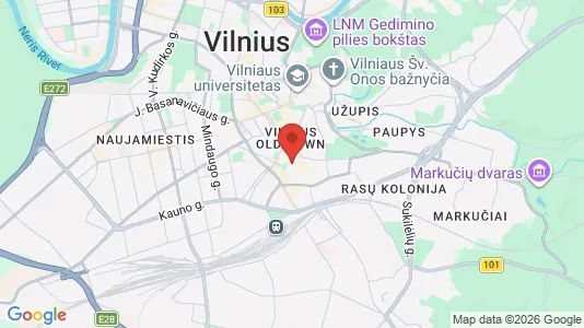 Apartments for rent i Vilniaus m. sav. - kort over placeringen