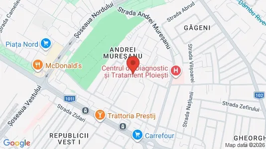 Apartments for rent i Ploieşti - kort over placeringen
