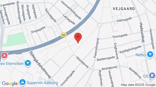 Apartments for rent i Aalborg Center - kort over placeringen