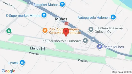Apartments for rent i Muhos - kort over placeringen