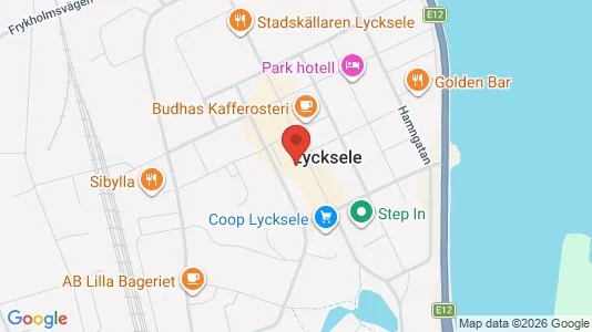 Apartments for rent i Lycksele - kort over placeringen