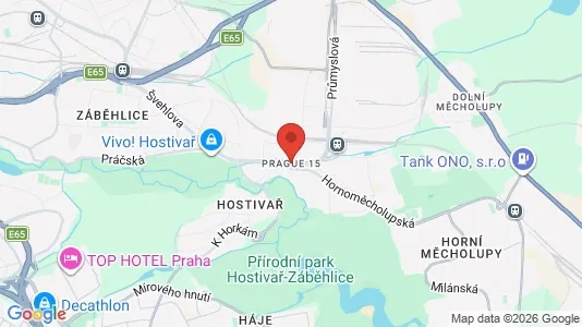 Apartments for rent in Prague 15 - Photo from Google Street View