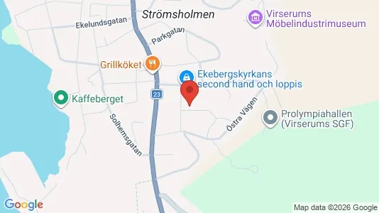 Apartments for rent i Hultsfred - kort over placeringen