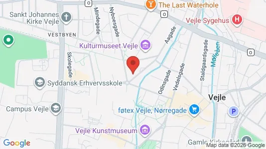 Apartments for rent i Vejle Center - kort over placeringen