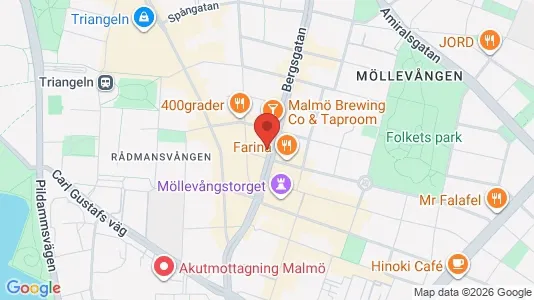 Apartments for rent i Malmö City - kort over placeringen