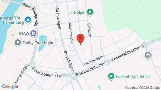 Apartments for rent i Falkenberg - kort over placeringen