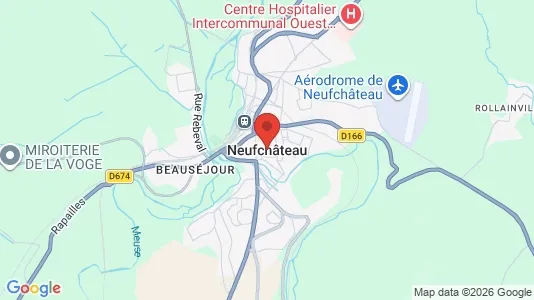 Houses for rent i Neufchâteau - kort over placeringen