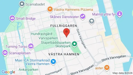 Apartments for rent i Malmö City - kort over placeringen