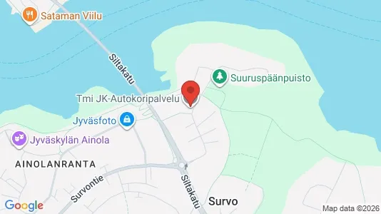 Apartments for rent i Jyväskylä - kort over placeringen
