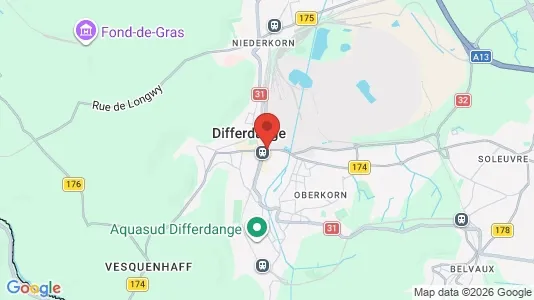 Apartments for rent in Differdange - Photo from Google Street View