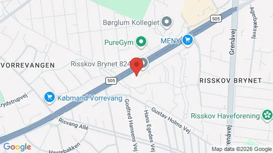 Apartments for rent i Risskov - kort over placeringen