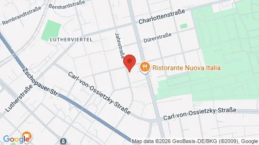 Apartments for rent i Chemnitz - kort over placeringen