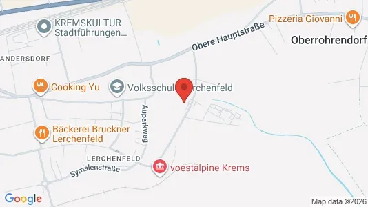 Apartments for rent i Krems an der Donau - kort over placeringen
