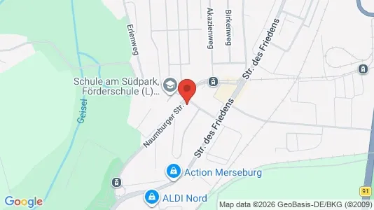 Apartments for rent i Saalekreis - kort over placeringen