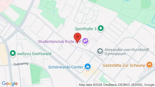 Apartments for rent i Vorpommern-Greifswald - kort over placeringen