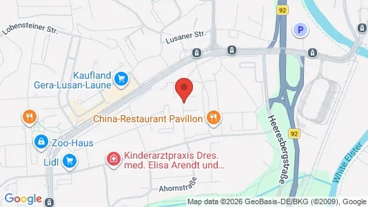 Apartments for rent in Gera - Photo from Google Street View