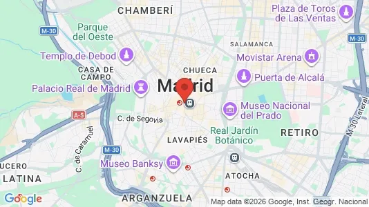 Apartments for rent in Madrid Centro - Photo from Google Street View