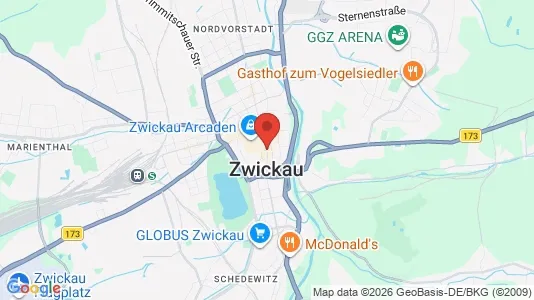 Rooms for rent in Zwickau - Photo from Google Street View