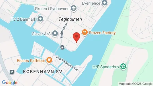 Apartments for rent i Copenhagen SV - kort over placeringen