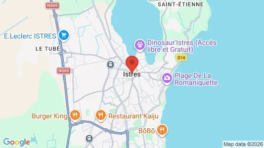 Apartments for rent i Istres - kort over placeringen