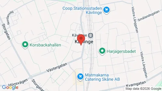 Rooms for rent i Kävlinge - kort over placeringen