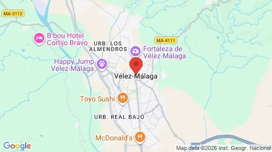 Apartments for rent i Vélez-Málaga - kort over placeringen