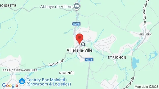 Houses for rent i Villers-la-Ville - kort over placeringen