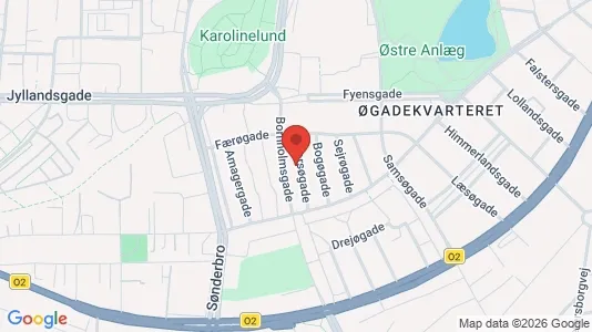 Apartments for rent i Aalborg Center - kort over placeringen