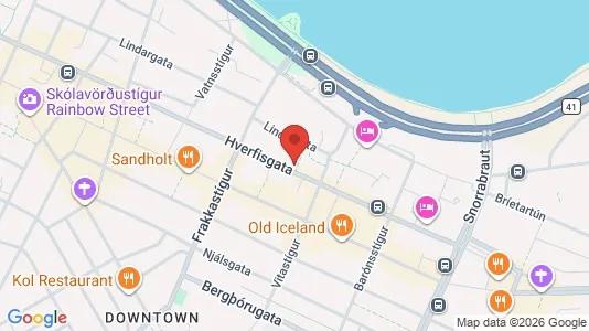 Apartments for rent in Reykjavík Miðborg - Photo from Google Street View