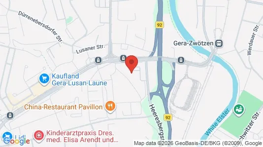 Apartments for rent in Gera - Photo from Google Street View