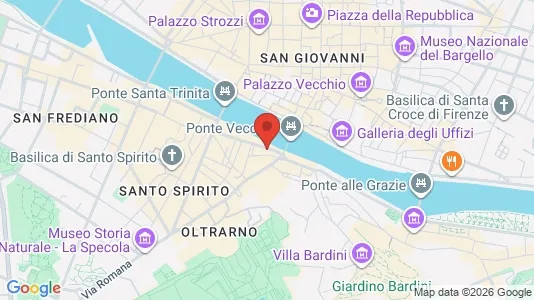 Apartments for rent i Florence - kort over placeringen