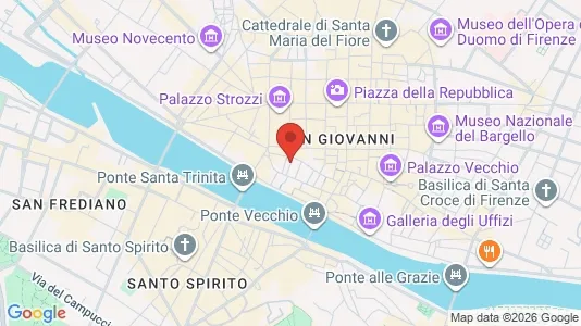 Apartments for rent i Florence - kort over placeringen