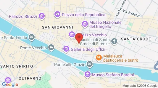 Apartments for rent i Florence - kort over placeringen