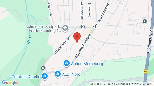 Apartments for rent i Saalekreis - kort over placeringen