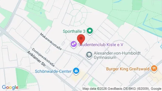 Apartments for rent i Vorpommern-Greifswald - kort over placeringen