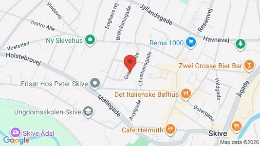 Apartments for rent i Skive - kort over placeringen