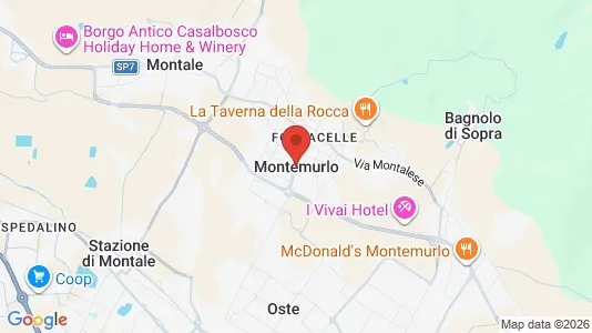 Apartments for rent i Montemurlo - kort over placeringen