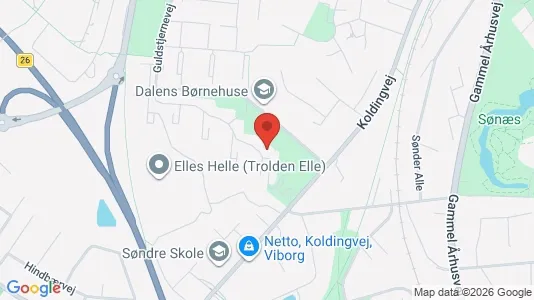 Rooms for rent i Viborg - kort over placeringen