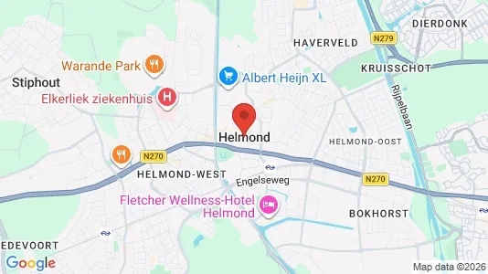 Apartments for rent i Helmond - kort over placeringen