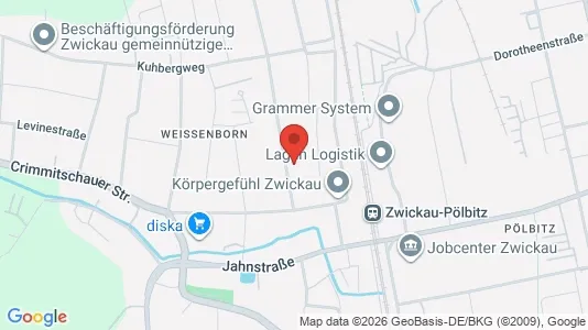 Apartments for rent in Zwickau - Photo from Google Street View