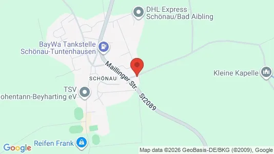 Apartments for rent i Rosenheim - kort over placeringen