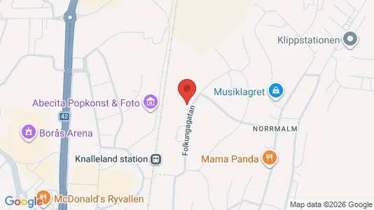 Apartments for rent i Borås - kort over placeringen