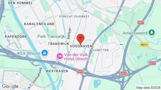 Apartments for rent i Utrecht Zuid - kort over placeringen