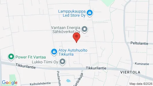 Apartments for rent i Vantaa - kort over placeringen