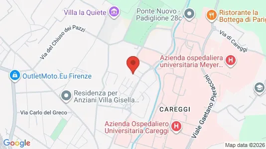 Apartments for rent i Florence - kort over placeringen
