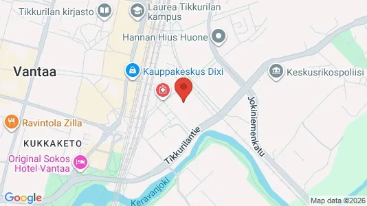 Apartments for rent i Vantaa - kort over placeringen