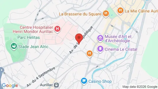 Apartments for rent i Nancy - kort over placeringen