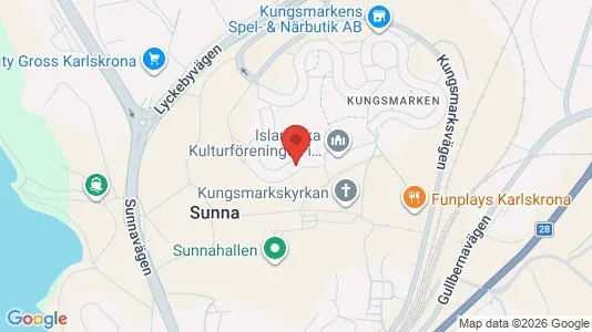 Apartments for rent in Karlskrona - Photo from Google Street View